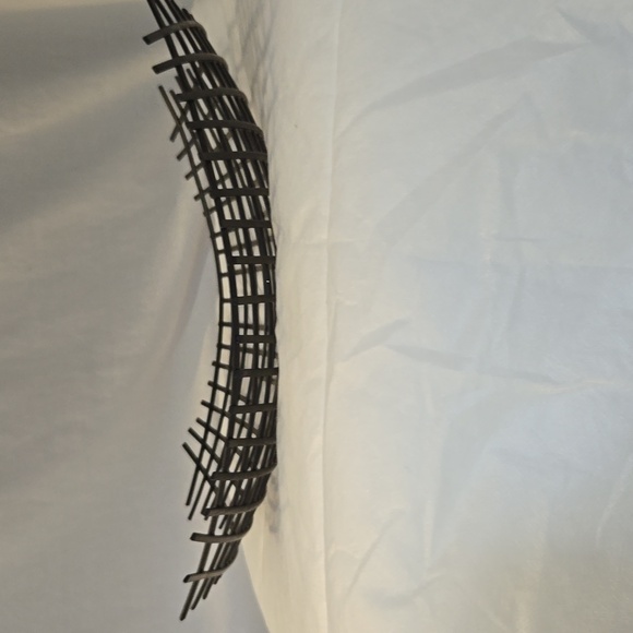 12 inch metal dk brown center piece - Picture 2 of 2